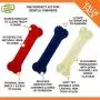 Nylabone Moderate Flexible Dental Dog Chew Toy Bones, 3 Pack, Bacon, Chicken Flavoured, X-Small, for Dogs Up to 7 kg Nylabone Moderate Flexible Dental Dog Chew Toy Bones, 3 Pack, Bacon, Chicken Flavoured, X-Small, for Dogs Up to 7 kg