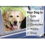 SUYTIPE 2 Packs Dog Cat Safety Seat Belt Strap Car Headrest Restraint Adjustable Nylon Fabric Dog Restraints Vehicle Seatbelts Harness