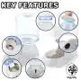 VaygWay Pet Feeder and Waterer – Self Dispensing Gravity Automatic Feeder - Food and Water Dispenser Set – Dog Cat Pet Food Bowl – 1 Gallon Feeder and 3.7 Waterer VaygWay Pet Feeder and Waterer – Self Dispensing Gravity Automatic Feeder - Food and Water Dispenser Set – Dog Cat Pet Food Bowl – 1 Gallon Feeder and 3.7 Waterer