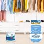 Gonzo Odor Air-Magnet With Activated charcoal - 14 Oz - Odor Eliminator for Car Closet Bathroom & Pet Area Captures & Absorbs Smoke Odors