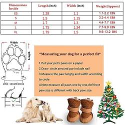 Dog Boots Paw Protector, Anti-Slip Dog Shoes,Dog Australia Boots Pet Antiskid Shoes Winter Warm Skidproof Sneakers, for Small Dog