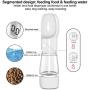Sukeen Dog Water Bottle for Walking and Food Container 2 in 1, Portable Pet Travel Water Drinking Cup Outdoor Hiking, Travel for Puppy, Cats, and Other Small Animals
