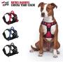 Metro - No Pull Dog Harness | Front And Back Leash Attachment Points | 3M Reflective Stitching Increases Safety At Night | 4 Point Adjustable Fit Harness For Dogs | Padded Dog Harness For Comfort