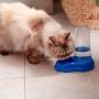 Ferplast Azimut 600 Cat and Dog Water and Food Dispenser, 12.5 x 19 x 19.5 cm, 0.6 Liter, Blue