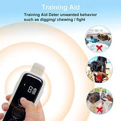 PATPET Dog-Training-Collars It is Remote-Waterproof-Rechargeable with 3 Training-Modes-Beep-Vibration-Beep-Vibra-Mode-8-Levels and No Shock 1000 Feet Range, for Small-Medium-Large-Dogs(8-120 Lbs)