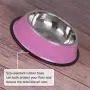 WHIPPY Stainless Steel Dog Bowl for Small,Medium and Large Pets Set of 2