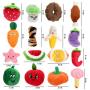 Pet Toys Funny Cartoon Cute Fruit Bite Resistant Plush Squeaky Toy Pet Chew Toy for Cats Pet Interactive Supplies Pet Partner