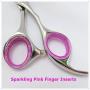 NikoNiko 10 Pink Rubber Rings Thumb Ring Sizing Insert for Grooming Scissors 5L, 5S