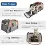 Premium Pet Carrier Airline Approved Soft Sided for Cats and Dogs Portable Cozy Travel Pet Bag, Car Seat Safe Carrier Premium Pet Carrier Airline Approved Soft Sided for Cats and Dogs Portable Cozy Travel Pet Bag, Car Seat Safe Carrier