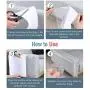 Lewondr Couch Furniture Protector, Cat Scratch Pads, Clear Anti-Scratch Self-Adhesive Pads with 50 Pins, Cat Scratching Deterrent Sheet Tape Lewondr Couch Furniture Protector, Cat Scratch Pads, Clear Anti-Scratch Self-Adhesive Pads with 50 Pins, Cat Scratching Deterrent Sheet Tape