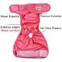 JoyDaog Dog Diapers for Female Small Dogs with Detachable Diaper Pad,(3 Pack) Reusable Premium Puppy Belly XS