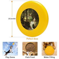 Pet Frisbee Flying Disc Dog Toy - Multifunction 1 in Love Marcus Stone