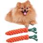 Pet Toys Pet Dog Gnawing Molars Toys Carrots Hand Woven Molars Cotton Rope Pet Supplies