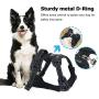 Ditto No-Pull Dog Harness, Adjustable Pet Harness Reflective Oxford Soft Vest with Metal Ring and Comfortable Handle for Small Medium Large Dogs Easy Control