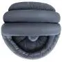 Super Cushioned Cat Igloo Bed Novelty Half-Covered Pet Snuggery Hut for Cats and Small Dogs Washable Indoor Cat Puppy Sleeping Cattery Beds with Dangling Ball Anti-Slip Bottom