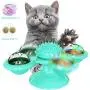 WWYM Windmill Cat Toy, Funny Kitten Windmill Lighting Ball, Massage Scratching Tickle Hair Brush, Clean Tooth Brush - Pet Molar Stick,Blue WWYM Windmill Cat Toy, Funny Kitten Windmill Lighting Ball, Massage Scratching Tickle Hair Brush, Clean Tooth Brush - Pet Molar Stick,Blue