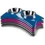 Zack & Zoey Arc Melamine Diners (Pack of 6) Zack & Zoey Arc Melamine Diners (Pack of 6)
