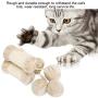 3PCS Cat Scratcher Natural Sisal Mini Cat Scratching Post Pet Claws Care Toys Interactive Training Toy with Plush Ball