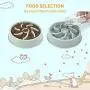 Dog Bowl Feeder Slow Eating Pet Bowl, Fun Feeder, Dog Food Water Bowl with Funny Pattern, Interactive Feeding Bowls Healthy Eating (Green) Dog Bowl Feeder Slow Eating Pet Bowl, Fun Feeder, Dog Food Water Bowl with Funny Pattern, Interactive Feeding Bowls Healthy Eating (Green)