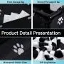 GENORTH Dog Car Seat Upgrade Deluxe Washable Portable Pet Car Booster Seat Travel Carrier Cage with Clip-On Safety Leash and Blanket,Perfect for Small Pets GENORTH Dog Car Seat Upgrade Deluxe Washable Portable Pet Car Booster Seat Travel Carrier Cage with Clip-On Safety Leash and Blanket,Perfect for Small Pets