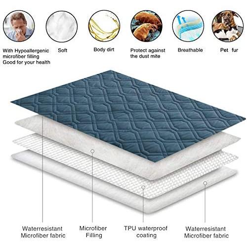 Ameritex Waterproof Dog Bed Cover Pet Blanket for Furniture Bed Couch Sofa Reversible
