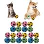 yiianger 20PCS Non-Noise Cat EVA Ball Soft Foam Soccer Play Balls for Cat Scratching Toy