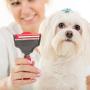 Harley Pet Products Deshedding Tool & Dog Brush Grooming 2 in 1 Dual Rake for Pets - Cats, Dogs and Horses - Short or Long haired Pets - 3 Year Warranty
