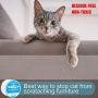 Petslucent Cat Scratch Deterrent Sticky Paws Tape, Cat Training Tape Anti Scratching Furniture Protector, Double Sided Guards for Carpet, Sofa, Couch, Door