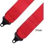 RASTP 4 Point Safety Harness with 3 Inch Padding(Red)