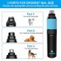 JBONEST Dog Nail Grinder with LED Lights, 20h Working Time Quiet Electric Pet Nail Trimmer,Stepless Speed Rechargeable Pet Claw Grinder with Clipper for Large Medium Small Dogs Cats Pets