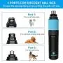 JBONEST Dog Nail Grinder with LED Lights, 20h Working Time Quiet Electric Pet Nail Trimmer,Stepless Speed Rechargeable Pet Claw Grinder with Clipper for Large Medium Small Dogs Cats Pets JBONEST Dog Nail Grinder with LED Lights, 20h Working Time Quiet Electric Pet Nail Trimmer,Stepless Speed Rechargeable Pet Claw Grinder with Clipper for Large Medium Small Dogs Cats Pets