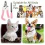 Hellomamma Dog Nail Clippers Cat Claw Trimmer Pet Toenail Cutter Blade Razor Grooming Tool with Nail File for Rabbit Bird Pigs Ferret