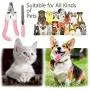 Hellomamma Dog Nail Clippers Cat Claw Trimmer Pet Toenail Cutter Blade Razor Grooming Tool with Nail File for Rabbit Bird Pigs Ferret Hellomamma Dog Nail Clippers Cat Claw Trimmer Pet Toenail Cutter Blade Razor Grooming Tool with Nail File for Rabbit Bird Pigs Ferret
