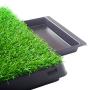 COLIBROX Dog Potty Home Training Toilet Pad Grass Surface Pet Park Mat Outdoor Indoor