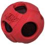 Nerf Dog Bash Rubber Wrapped Tennis Ball Dog Toy, Lightweight, Durable and Water Resistant, 3.5 Inches, for Medium/Large Breeds, Single Unit, Red