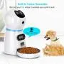 COVONO Automatic Cat Feeder, 3.5L Dog Food Dispenser, up to 4 Meals a Day / Portion Control / Voice Recording / Timer Programmable / Stainless Steel Bowl COVONO Automatic Cat Feeder, 3.5L Dog Food Dispenser, up to 4 Meals a Day / Portion Control / Voice Recording / Timer Programmable / Stainless Steel Bowl
