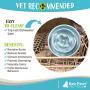 Raw Paws Slow Feeder Dog Bowl & Cat Slow Feeder Bowl - Maze Dog Bowl to Slow Down Eating - Dog Bowl for Fast Eaters - Dog Puzzle Bowl for Slower Eating - Slow Drink Water Bowl for Dogs