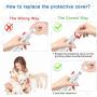 Zerhunt Dog Nail Grinder Clipper, Electric Pet Nail Grinder Trimmer Grooming for Small Medium Pets, Portable Rechargeable Pet Nail Grinder Clipper
