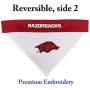 Pets First Collegiate Pet Accessories, Reversible Bandana, Arkansas Razorbacks, Small/Medium