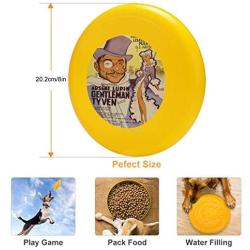 Pet Frisbee Flying Disc Dog Toy - Multifunction Les Aventures D’ArsèNe Lupin