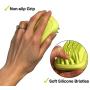 The Original Dog Bath Brush - Best Pet Bathing Tool for Dogs – Soft Silicone Bristles Give Pet Gentle Massage