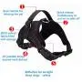 Jxinrong Nylon Heavy Duty Dog Pet Harness Collar Adjustable Padded Extra Big Large Medium Small Dog Harnesses Vest Dogs Supplies