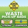 Bags on Board Patterned Dog Waste Bags, 9x14 in, 140 bags, Patterned (3203940045)