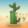PAWZ Road Cat Scratching Post Cactus Cat Scratcher Featuring with 3 Scratching Poles and Interactive Dangling Ball PAWZ Road Cat Scratching Post Cactus Cat Scratcher Featuring with 3 Scratching Poles and Interactive Dangling Ball