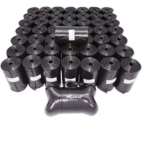 A Pet Hub 1000 Pet Dog Waste Poop Bags with Free Leash Bone Dispenser