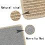 Lahas Cat Scratching Pad, Scratching Mat,Scratch Pads,Cat Scratcher Rug Natural sisal Rope Carpet
