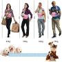 EVBEA Dog Carrier Sling Front Pack Cat Puppy Carrier Purse Breathable Mesh Travel for Small or Medium Pet Dogs Cats Sling Bag