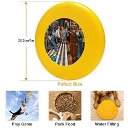Pet Frisbee Flying Disc Dog Toy - Multifunction Game Changers and Table Runners P2 Reggie Duffie