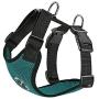 SlowTon Dog Harness, Pet Vest Harness for Dogs Safety in Car Adjustable Neck and Chest Strap Breathable Soft Fabric with Quick Release Buckle for Travel Outdoor Walking
