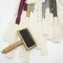 F Fityle Dog Brush & Cat Brush- Slicker Pet Grooming Brush- Wood Handle- Shedding Grooming Tools F Fityle Dog Brush & Cat Brush- Slicker Pet Grooming Brush- Wood Handle- Shedding Grooming Tools